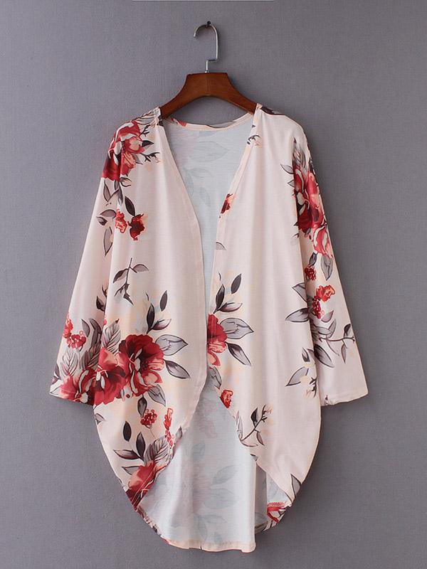 Bohemia Floral Printed Cover-up Outwear