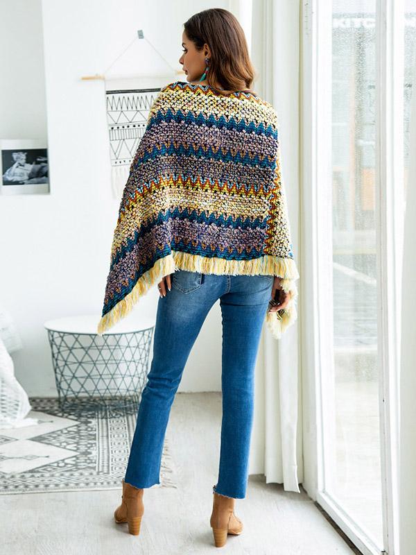 Bohemia Retro Loose Tassels Sweater Tops