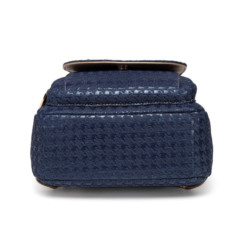 Bee creative embroidery flower casual shoulder bag