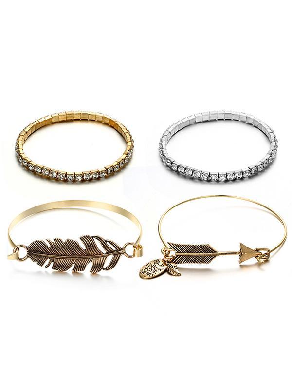 Fashion Vintage Multi Shape Aolly Bracelets