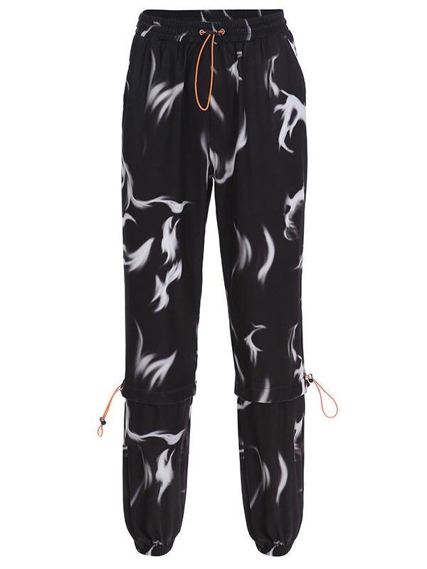 Drawstring Ankle-tied Pants