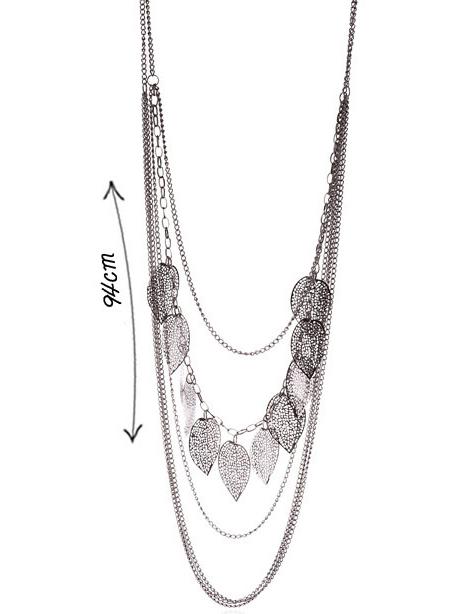 Bohemia Leaves Decorated Necklace Accessories