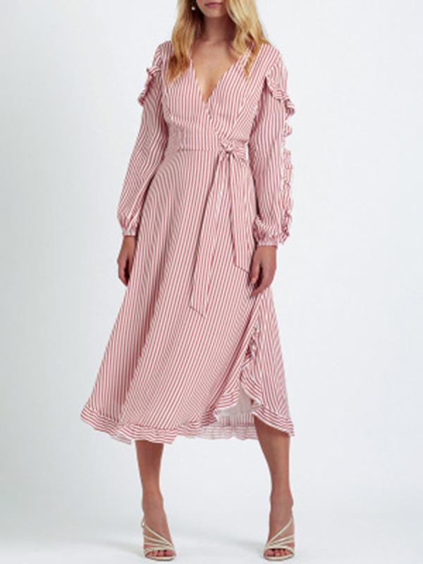 Bohemia Striped Maxi Dress