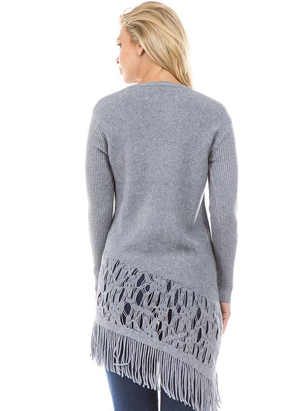 Tasseled Long Sleeves Knitting Sweater Tops