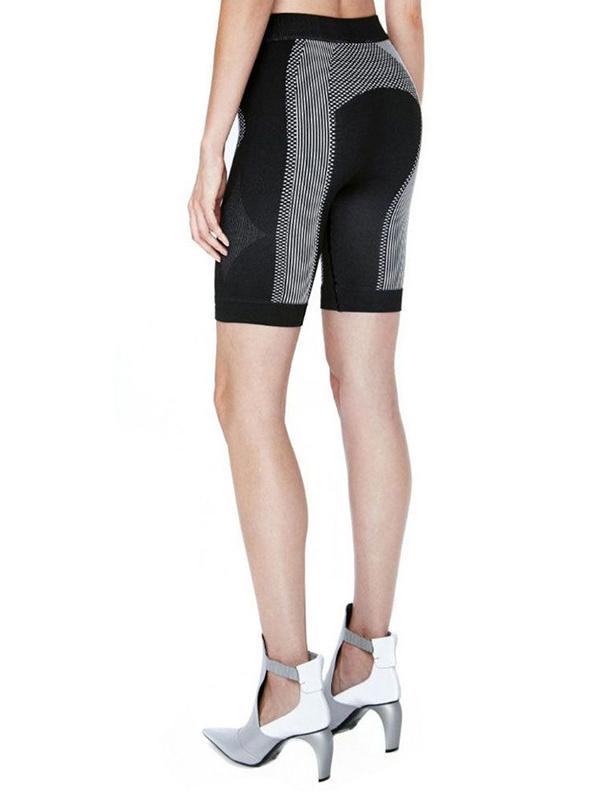 Printed Wrap Yoga Shorts