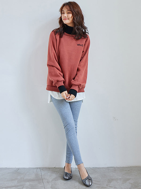 Casual Split-Side High-Low Round-Neck Sleeveless Vest Tops