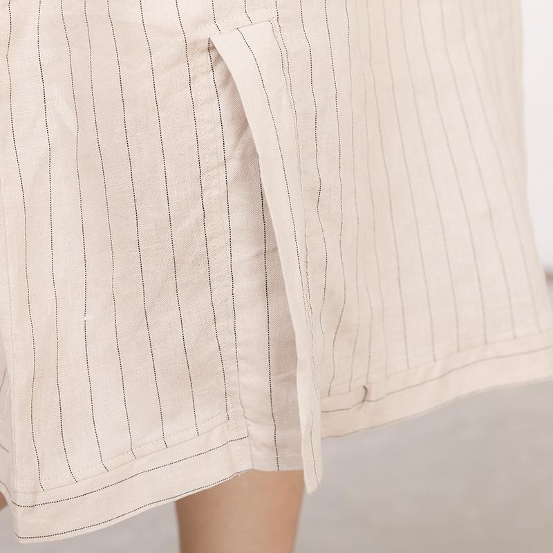 Cartoon Printed And Stripes Loose Dress