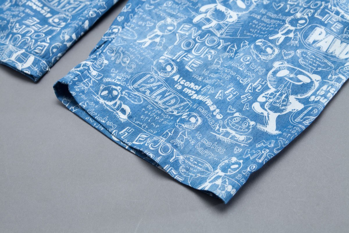 Cartoon Printing Women Casual Denim Jumpsuit