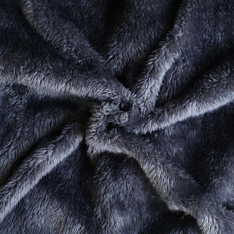 Casual Autumn Plaid Plus Velvet Warm Coat