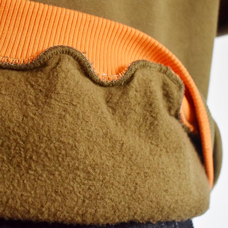 Casual Cartoon Dog Patchwork O-neck Sweatshirt