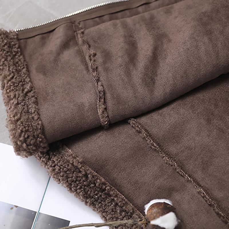 Casual Denim Stitching Thick Warm Waistcoat