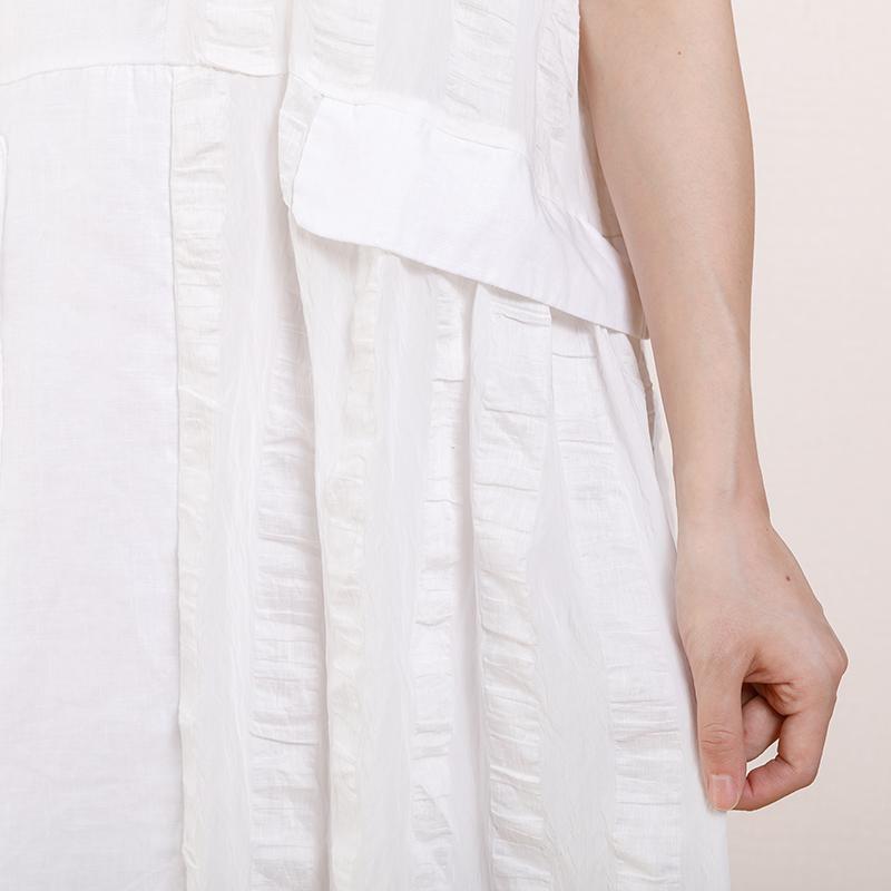 Casual Round Neck Short Sleeve Pockets Dress