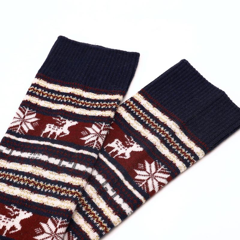 Christmas Deer Warm High Stockings