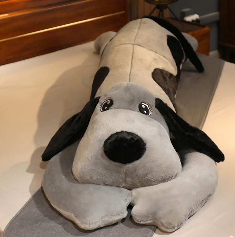 Cute Dog Pillow Soft Plush Toy Dolls Decorative Cushions For Beds Hug Travel Long Pillow Backrest Animal Body Pillow
