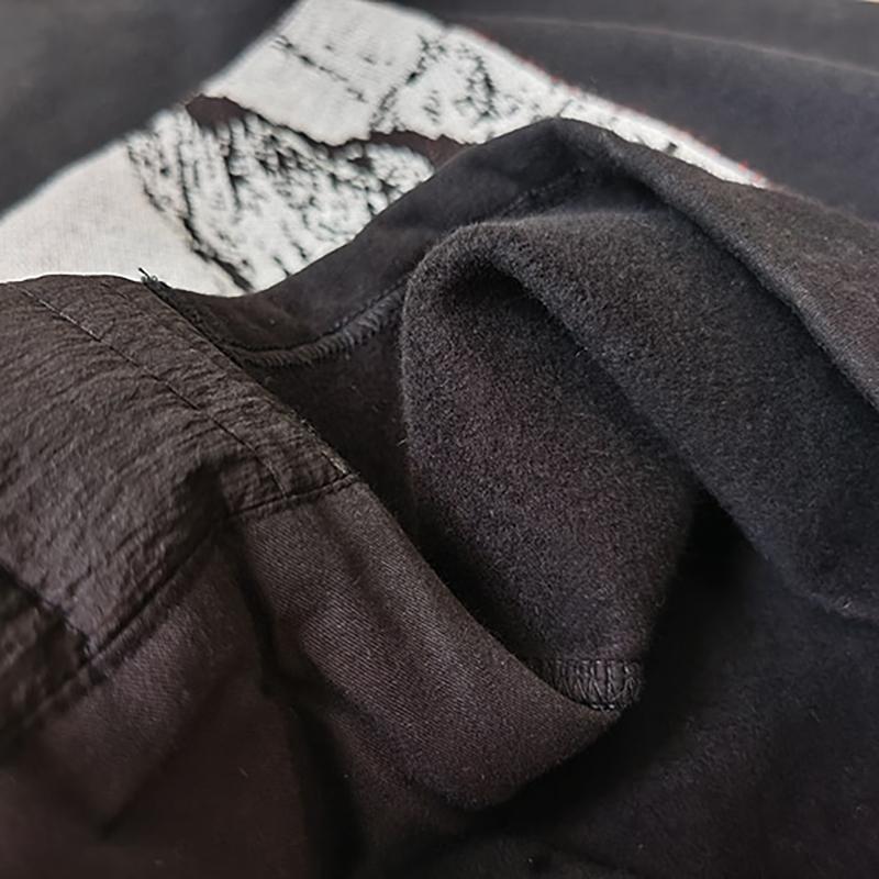 Cute Cat Patchwork Thick Thermal Dress