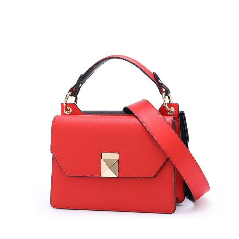 High-end Single-shoulder Leather Handbag