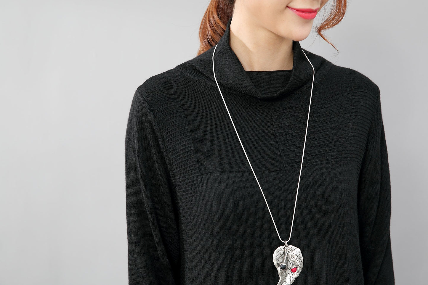Women Casual Long Sleeve Irregular Hem Black Slim Dress
