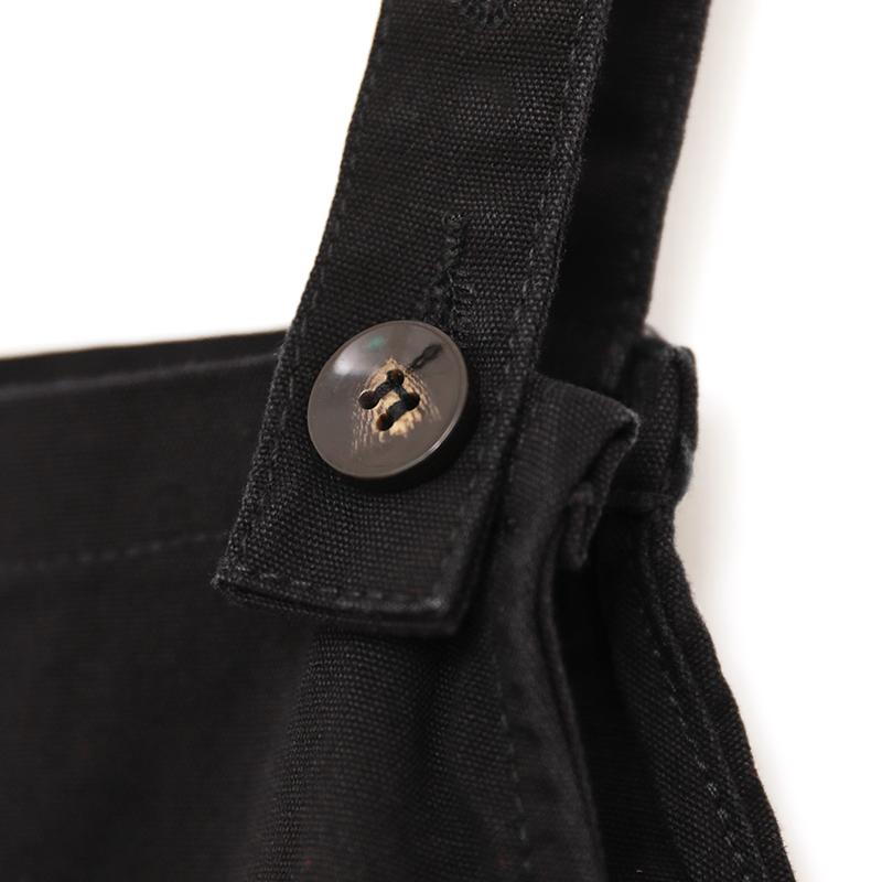 Women Casual Lacing Loose Black Linen Jumpsuits