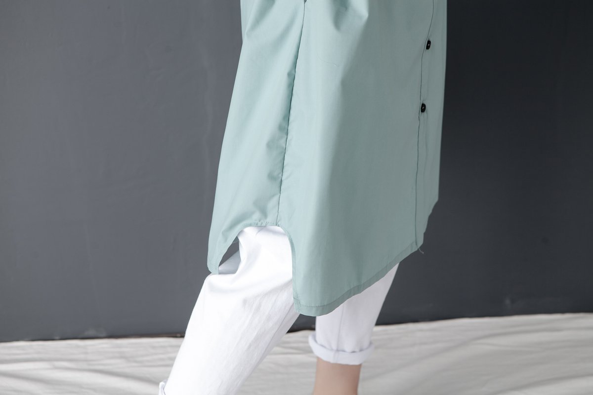 Single Breasted Summer Short Sleeve Shirt