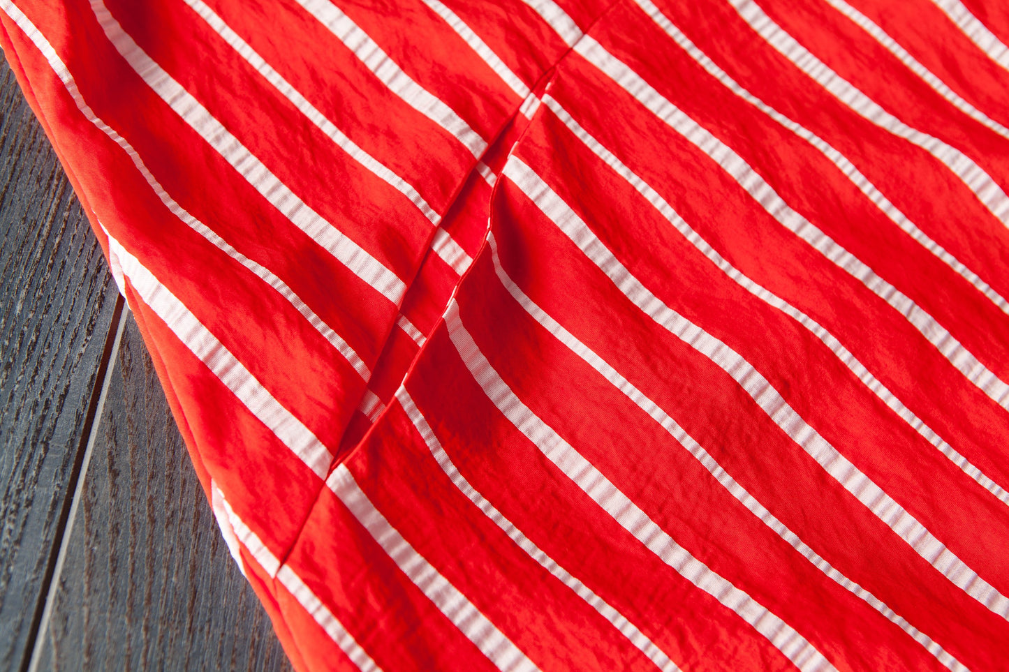 V Neck Single Breasted Summer Black Stripe Top