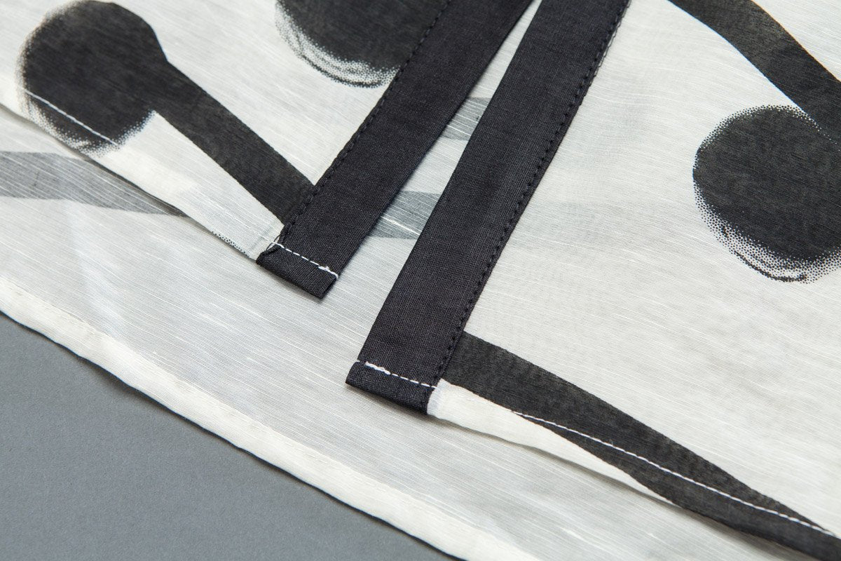 High-low Hem Three-quarter Sleeve Slit White Dress