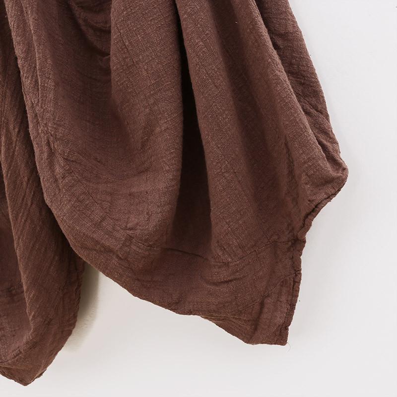 Irregular Linen Casual Women Loose Harem Pants