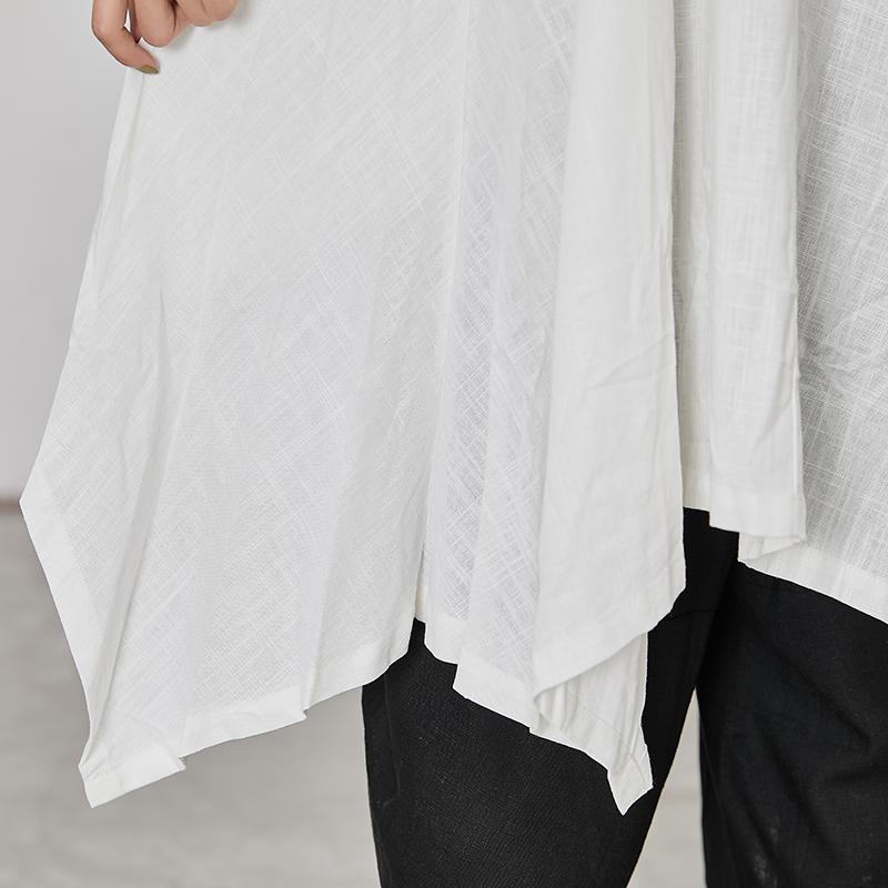 Irregular Pure Color Personality Sleeveless Top