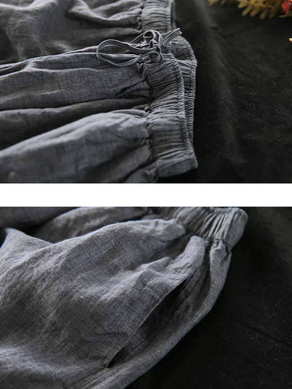 Linen Casual Spring Wide Leg Pants