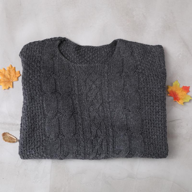 Hole Design Loose And Comfortable Sweater