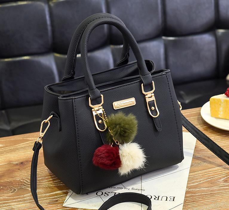 Luxury Handbag Women Bags Women Hairball Shoulder Bag - Zebrant