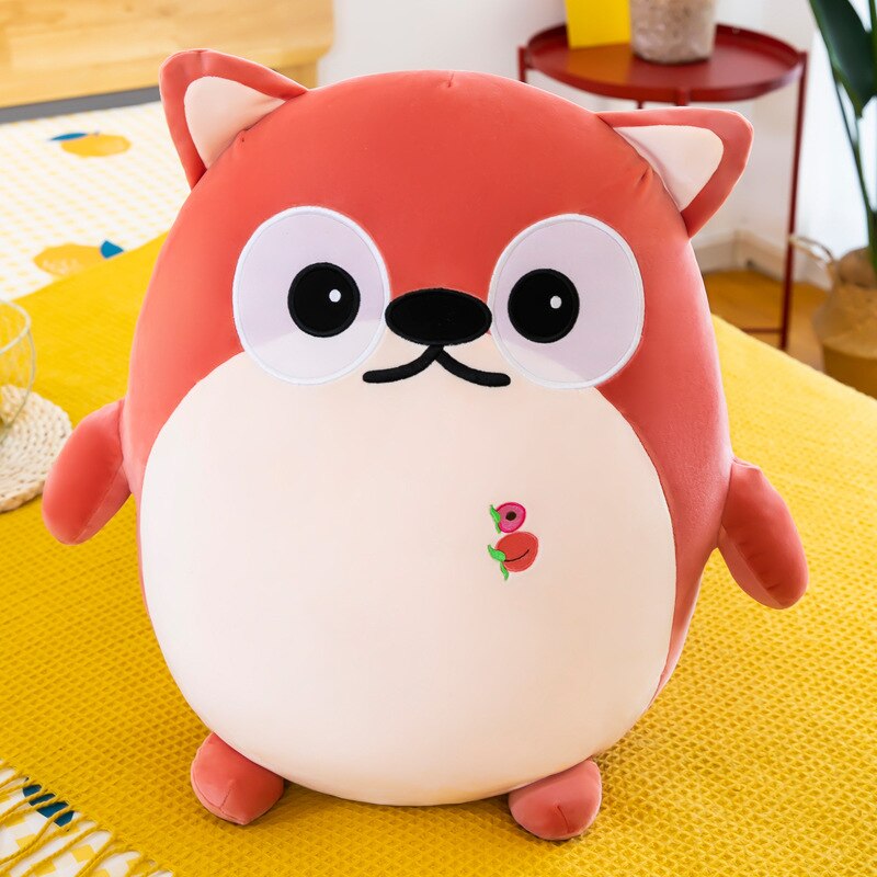 NEW 80CM Large Soft Stuffed Rabbit Panda Cat Fox Pillow Kawaii Plush Animals Cat Cushion Toys for Children