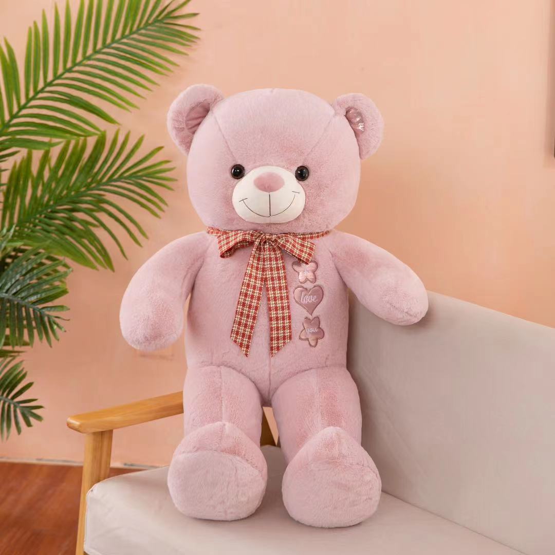 New Christmas Hot High Quality Teddy Bear With Scarf Stuffed Animals Bear Plush Toys Doll Pillow Kids Lovers Birthday Baby Gift