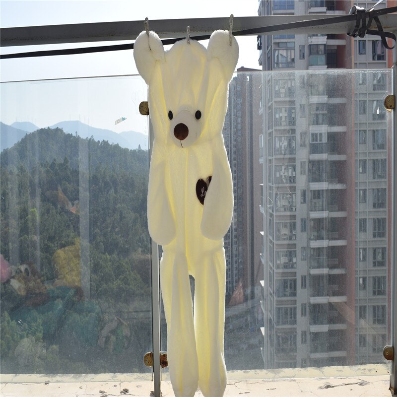 New Giant Big Teddy Bear Skin Cover Plush Toys Skin with Zipper 4 Colors No Cotton New Fashion Plush/nano Doll Pp Cotton Unisex