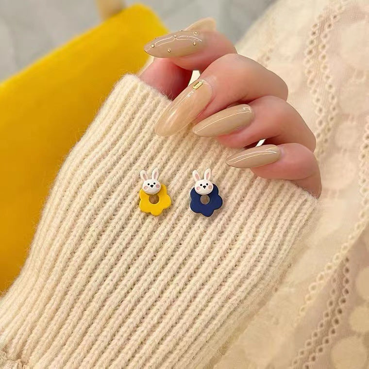 Cute Bunny Mori Earrings