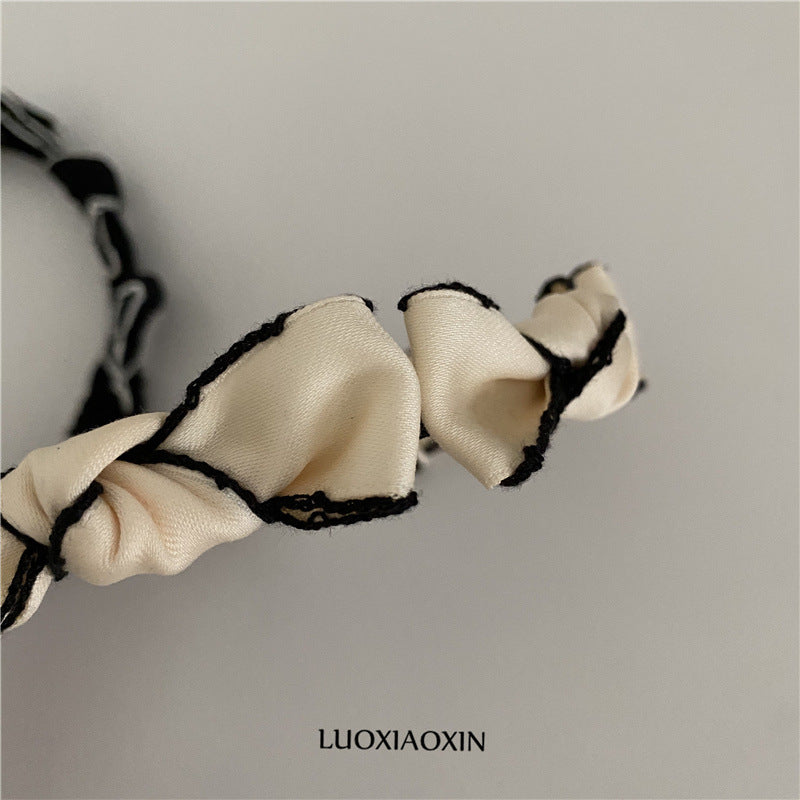 Vintage black and white bow Hair Bands