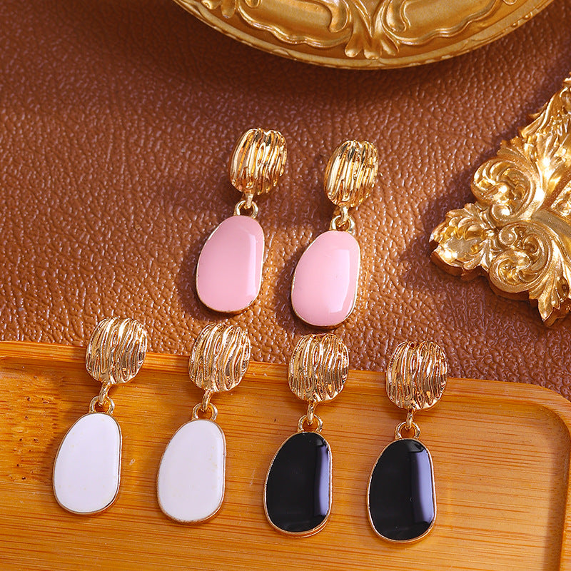 S925 Silver Needle Geometric Fashion Earrings