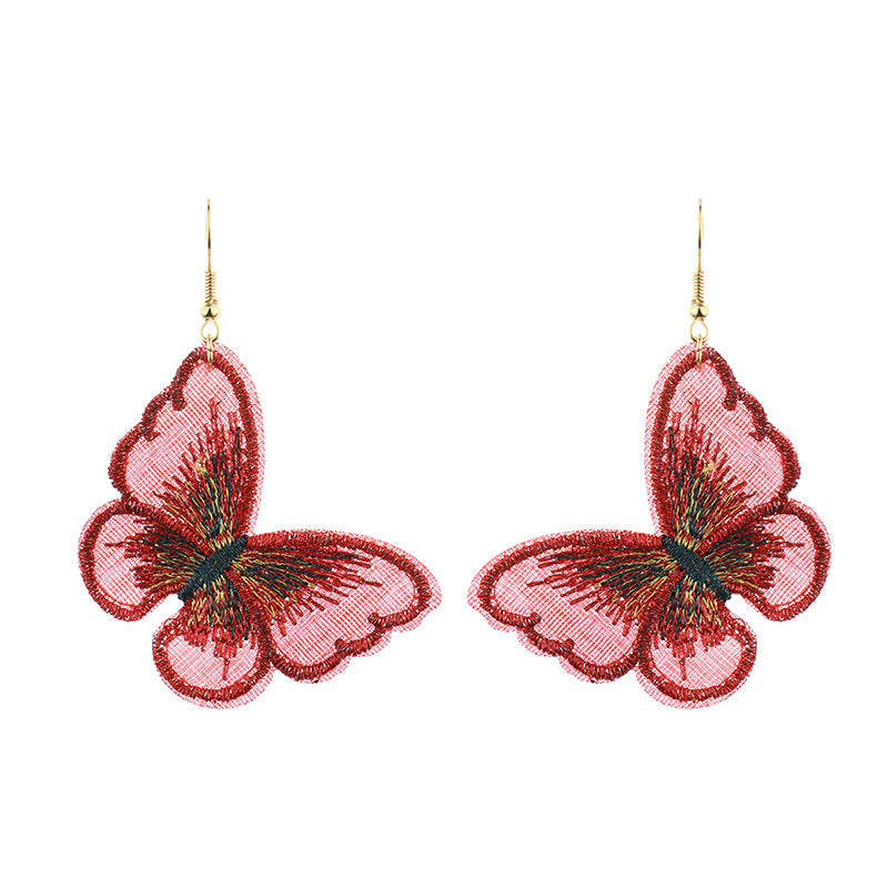 Geometric tassel simple earrings