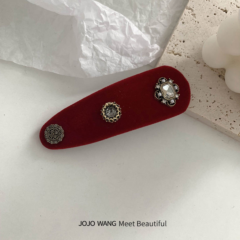 Red Christmas Hair Clips