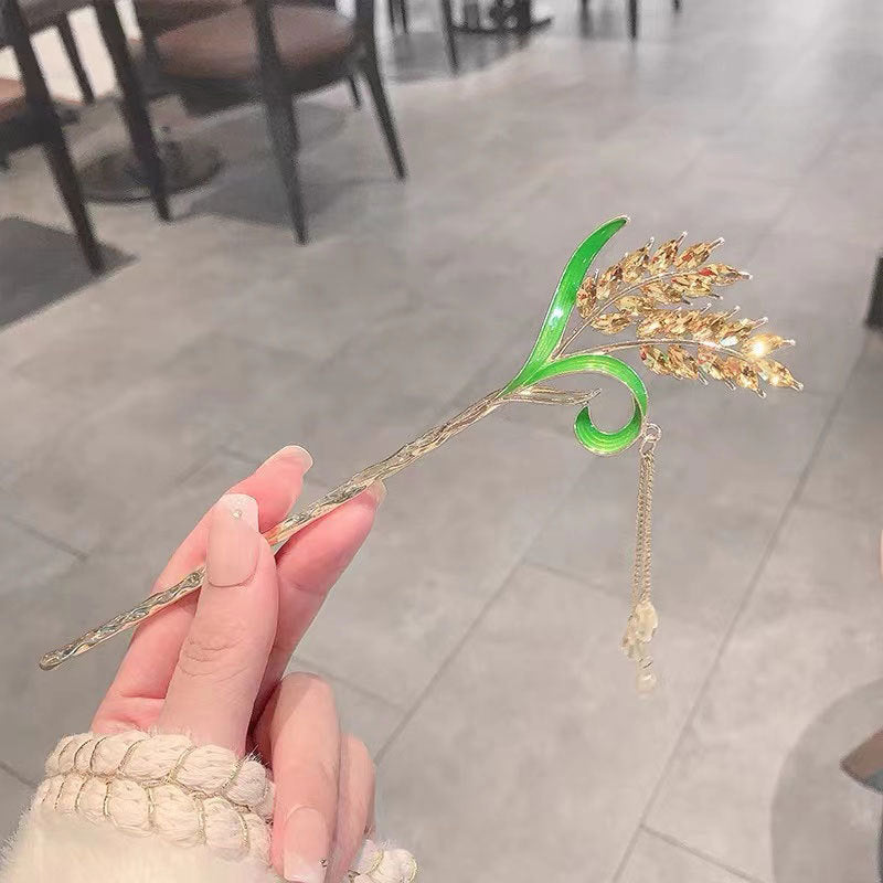 Pearl tassel hairpin