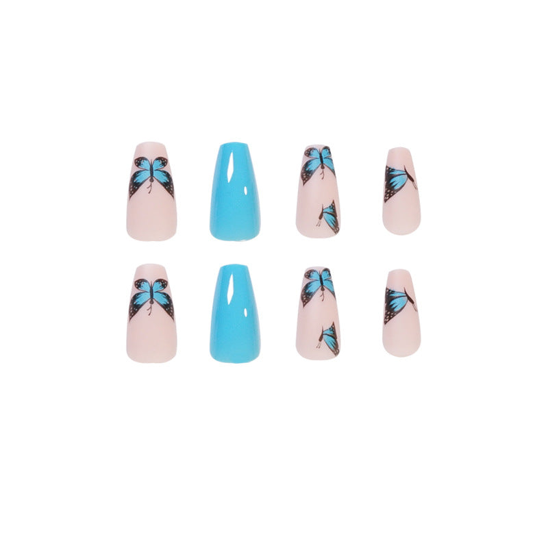 Blue PRESS ON NAILS