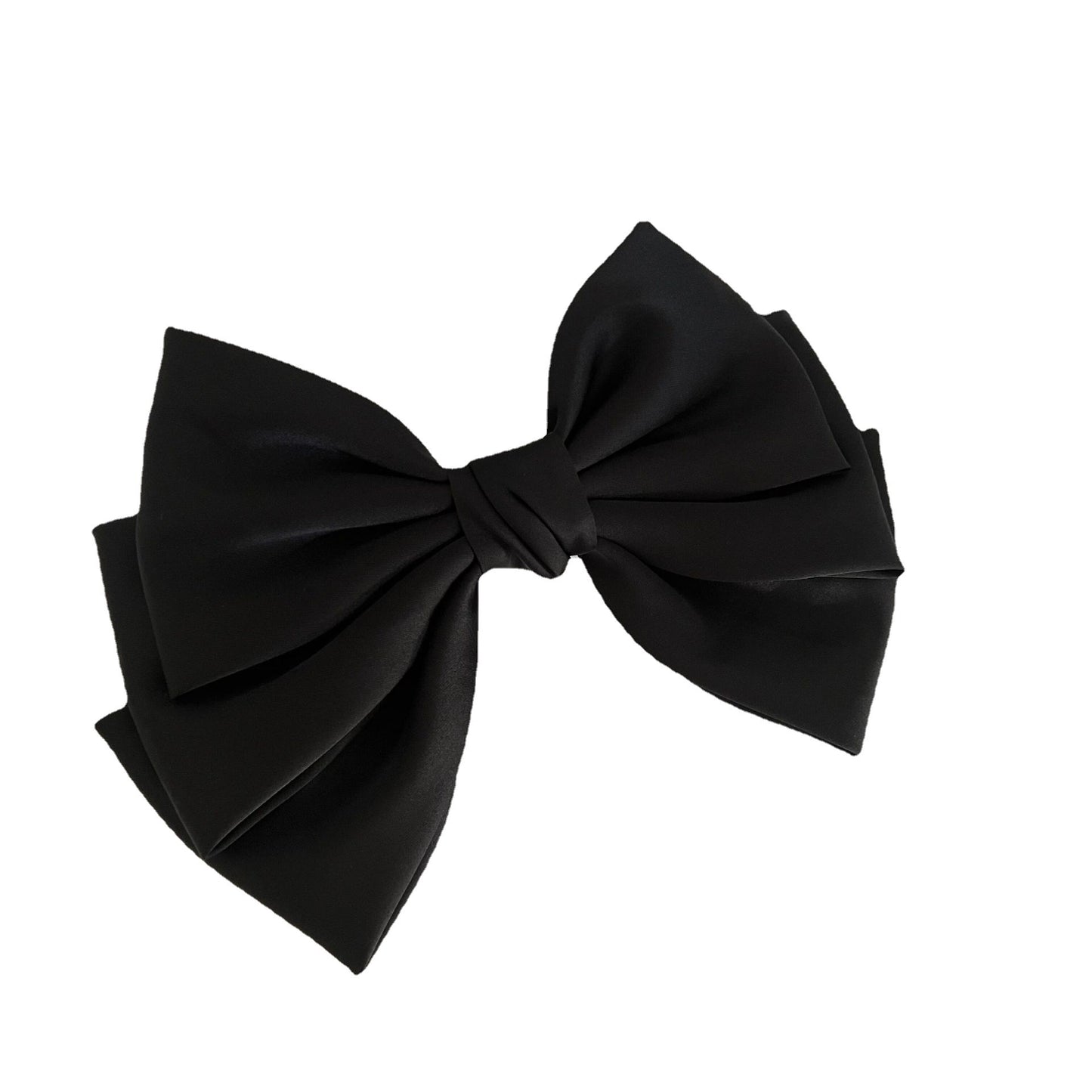 Satin bow Hair Clips