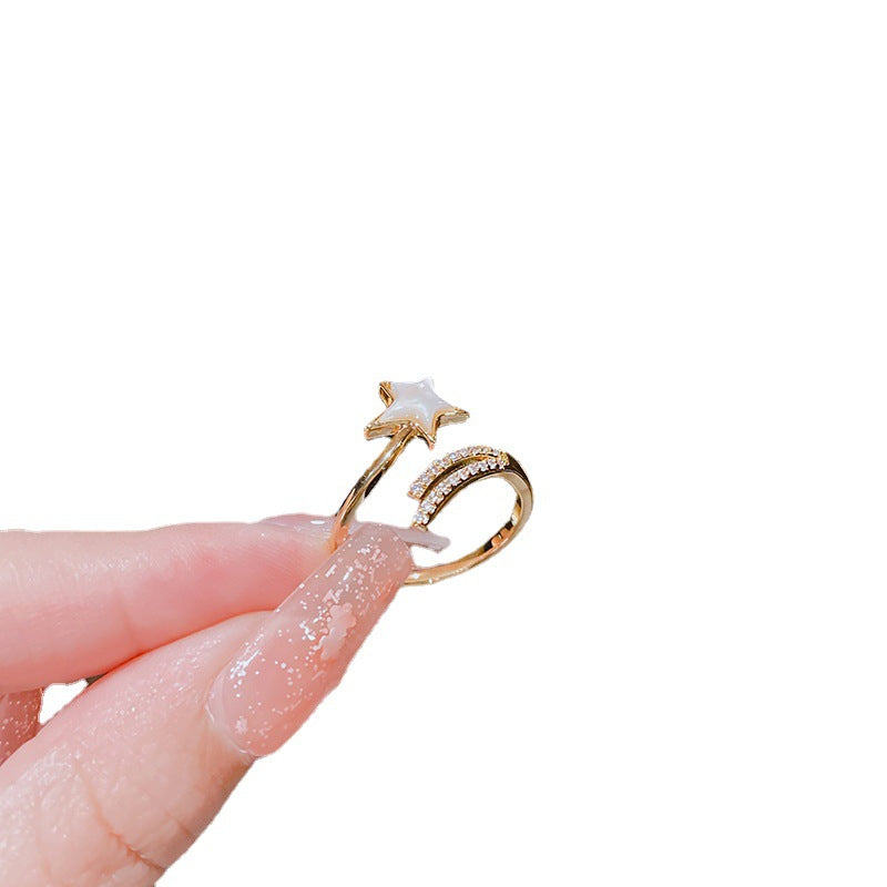 Wholesale five pointed star ring