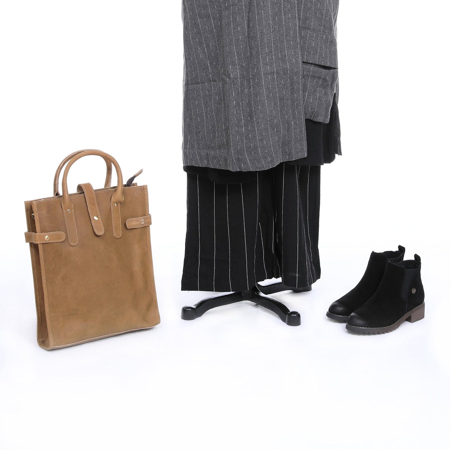 One Button Sleeveless Coat Women Style