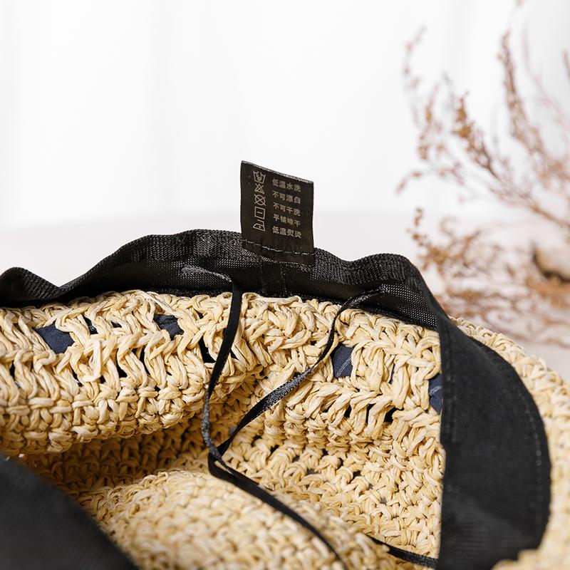 Outdoor Beach Simple Foldable Straw Hat