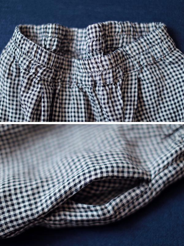Plaid Casual Women Linen Summer Pants