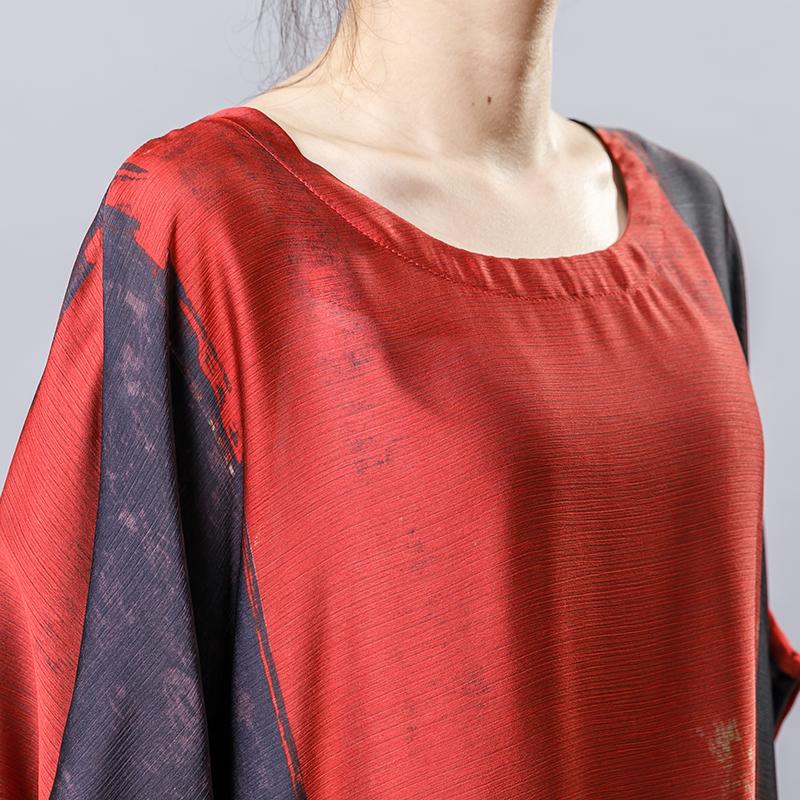 Plant Printed Soft Comfortable Gauzy Dress