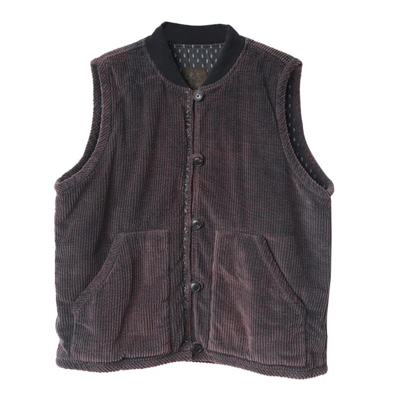 Plus Size - Retro Simple Single Breasted Waistcoat