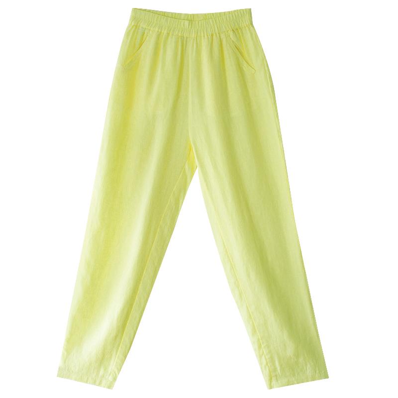 Plus Size Casual Solid Color Harem Pants