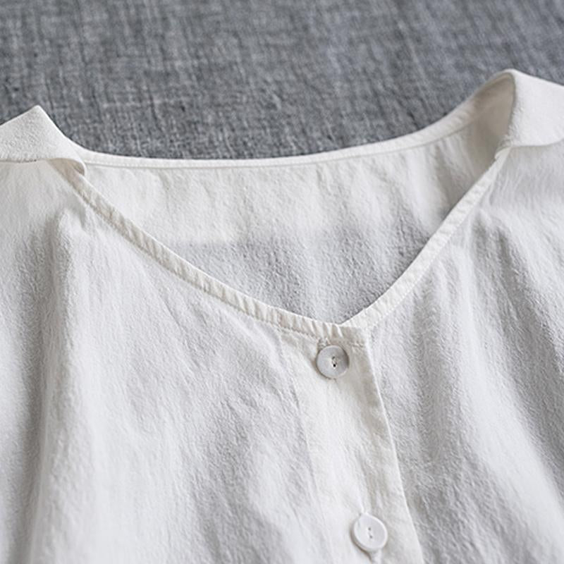 Plus Size Ruffled Hem Sunscreen Casual Shirt