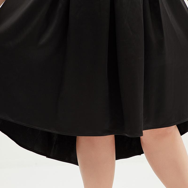 Plus Size Solid Color Slim Sleeveless Formal Dress